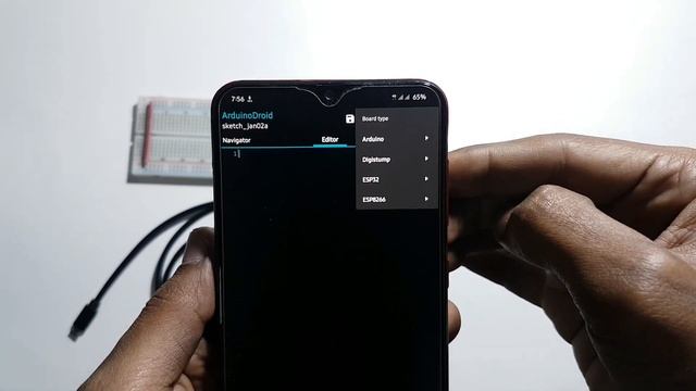How to program ESP32 using arduino droid | How to program ESP32 using android phone | part-3 смотреть онлайн