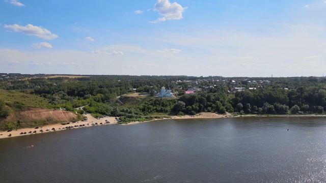 Кстово, Великий Враг, пляж. смотреть онлайн