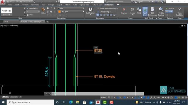 Reinforced Concrete Column and Footing | Column and Footing Reinforcement смотреть онлайн