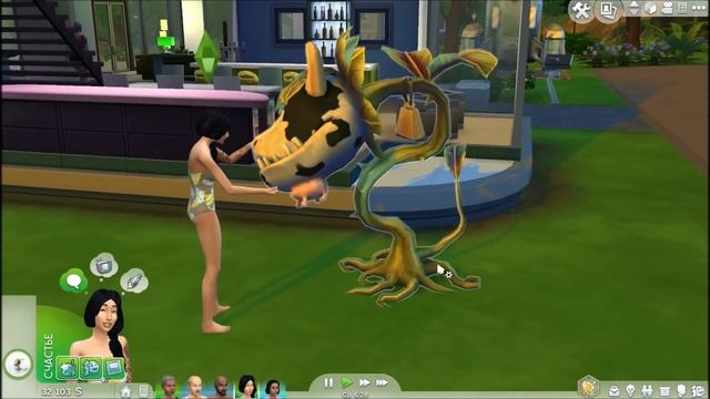 The Sims 4: Проглотис Людоедия или Жвачное Растение смотреть онлайн