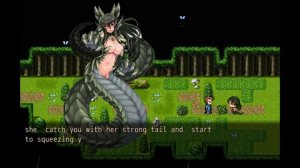 Green Lamia Vore (Hard vore, Squeezing). Forest Monster beta