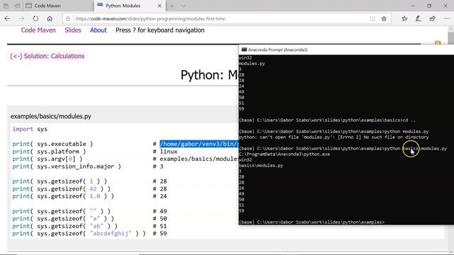 מודולים בפייתון смотреть онлайн