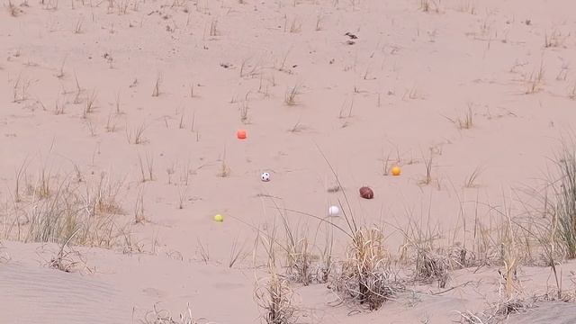 Learn The Names of Ball for Children With Nursery Rhyme Roll Down The Sand Hill смотреть онлайн