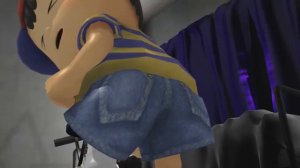(MMD Fart Animation Test) Ness Farting [RE-UPLOADED]