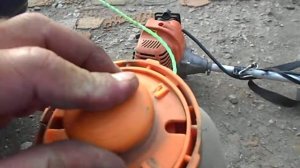 устраняем неполадки автоматической катушки с леской для бензокосы