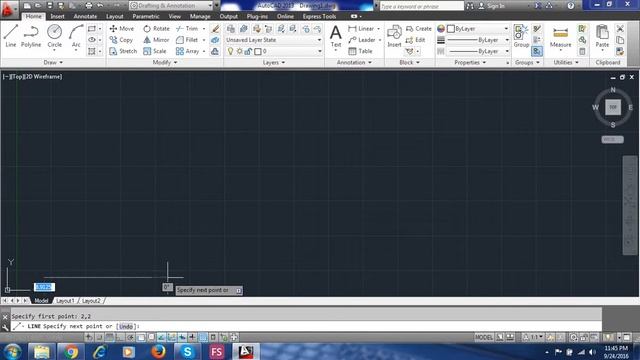AutoCAD Tutorial - How to Draw Square with Line Command Using AutoCAD - Beginners Guide смотреть онлайн
