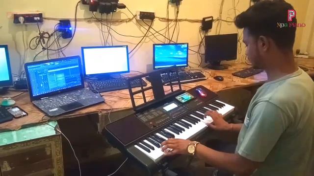 Dil Diya Hai Jaan Bhi Denge Karma Instrumental Song Casio CTX 700 Pradeep Kumar Bharti Afzalgarh смотреть онлайн