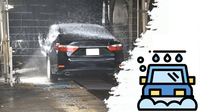 Автоматическая мойка автомобилей | Звук работы автоматической автомойки | Помыть машину на автомойк смотреть онлайн