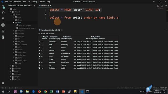 ตั้งค่า Visual Studio Code สำหรับทำงานร่วมกับ PostgreSQL смотреть онлайн