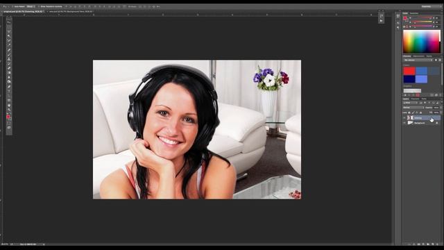 How to duplicate a layer in Photoshop CC смотреть онлайн