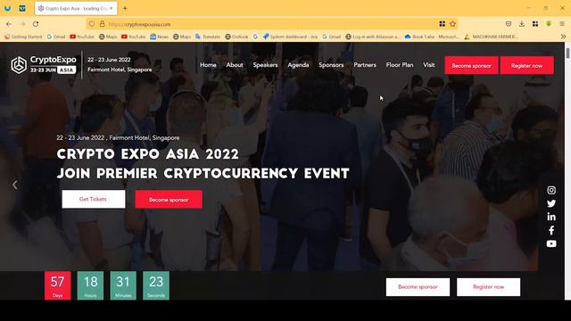 Mango Man Intelligent Sponsoring Crypto Expo Asia 2022 Singapore смотреть онлайн
