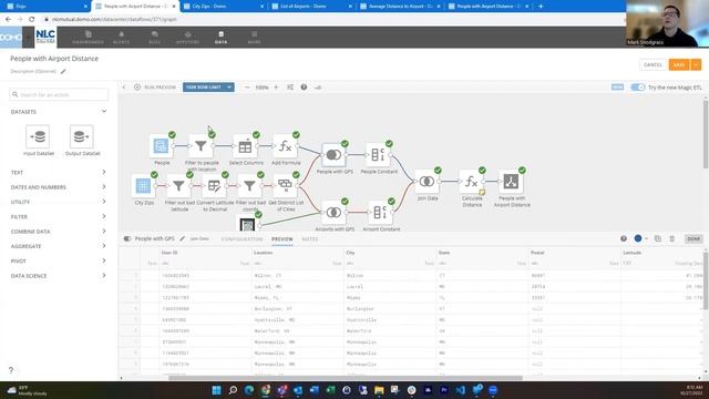 Calculating Distance Between Cities in Domo Using Magic ETL смотреть онлайн