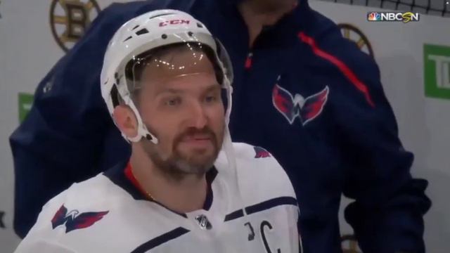 Овечкин в ярости! Ошибка Самсонова и Шульца, Capitals - Boston 2:3 OT смотреть онлайн