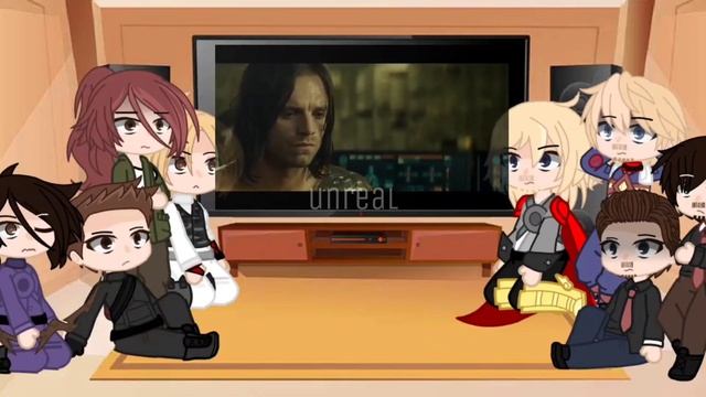 Avengers React to Bucky | 6/? | MCU | Unreal смотреть онлайн