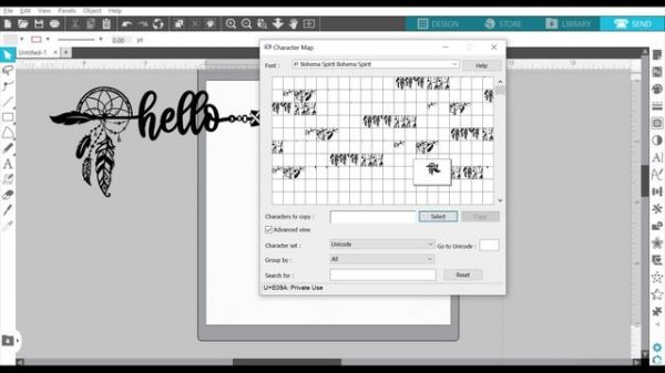 How to Use Font Glyphs in Silhouette Studio