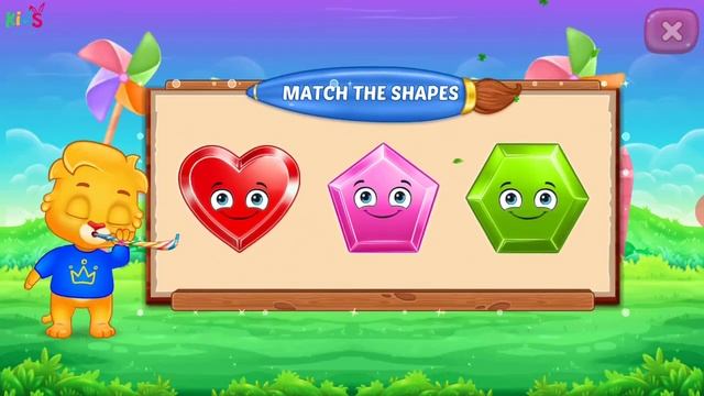 #18 KIDSVIET TV | Match the shapes game for kids | Shapes puzzle game for kids смотреть онлайн