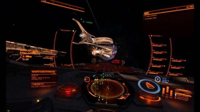 Elite Dangerous | VR | Capital Ship Fight смотреть онлайн