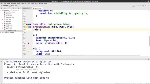 SCSS und SASS Tutorial #25 - Mit Listen arbeiten смотреть онлайн