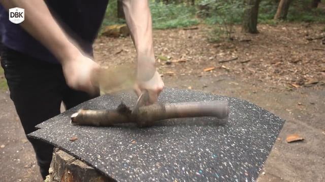 Unbreakable Knife!! - Enzo Trapper S30V Stress Test смотреть онлайн