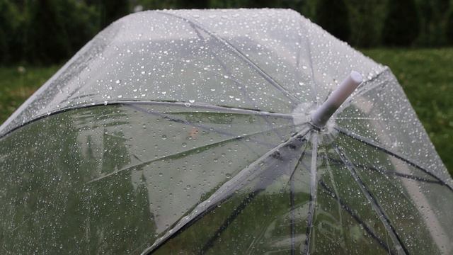 Relaxing Rain Sound Under Umbrella with Thunder - Rain Sounds for Sleeping смотреть онлайн