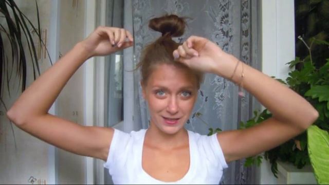 Прическа Бантик / Как сделать прическу "Бантик" за 2 минуты! смотреть онлайн