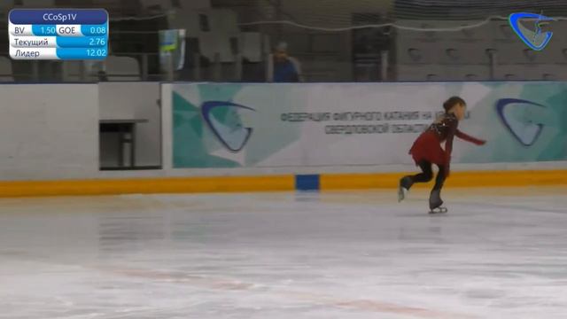 Дарья Гавриловская, 2 юношеский разряд. 4 место. #figureskating #фигурноекатание