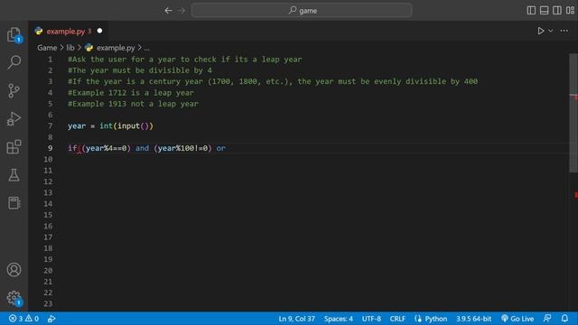 Leap year Python / How to Tutorial смотреть онлайн