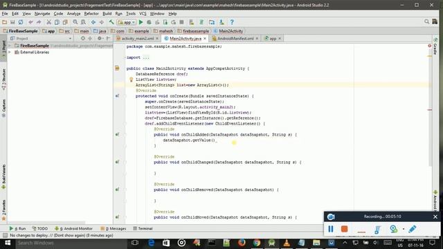 Tutorial-6 Firebase Retrieve Realtime Data with Listview смотреть онлайн