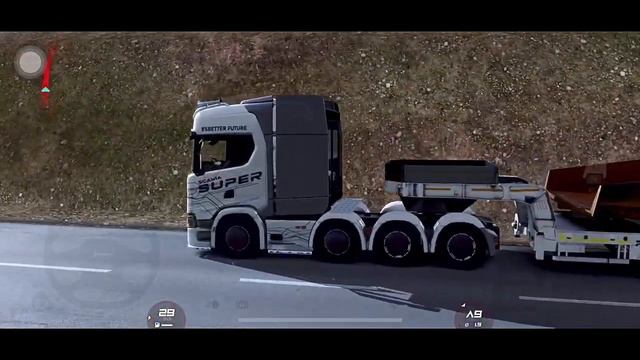 Shortest delivery  at construction site  Truckers of europe 3 gameplay in HD graphics