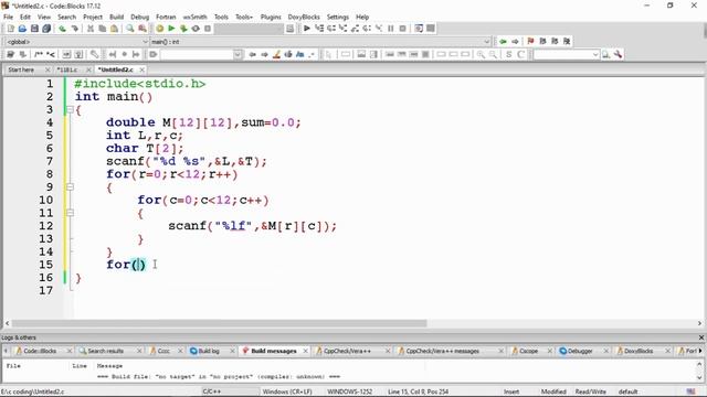 URI online judge 1181(Line in Array) and 1182(Column in Array) solution Bangla in C language смотреть онлайн