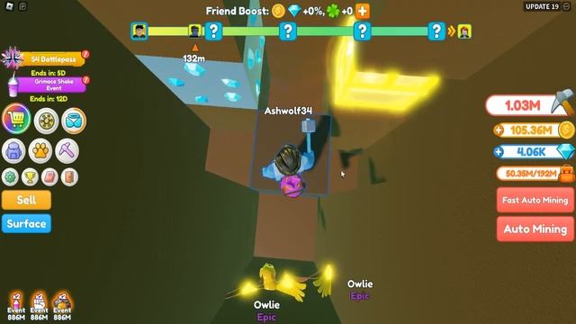 [Grimace] Clicker Mining Simulator By Lightning Dragon Studio II All Ages Ep 2 (Roblox Gameplay) смотреть онлайн