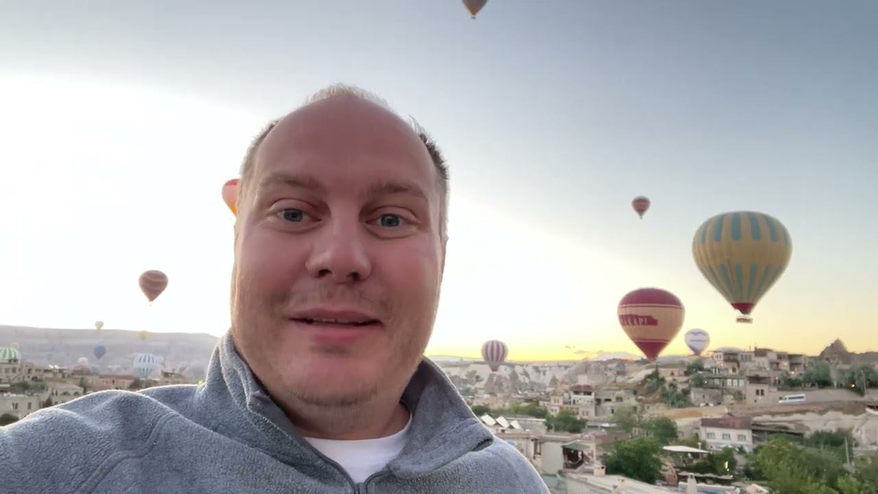 Каппадокия. Воздушные шары. Незабываемое зрелище. На машине в Турцию. смотреть онлайн