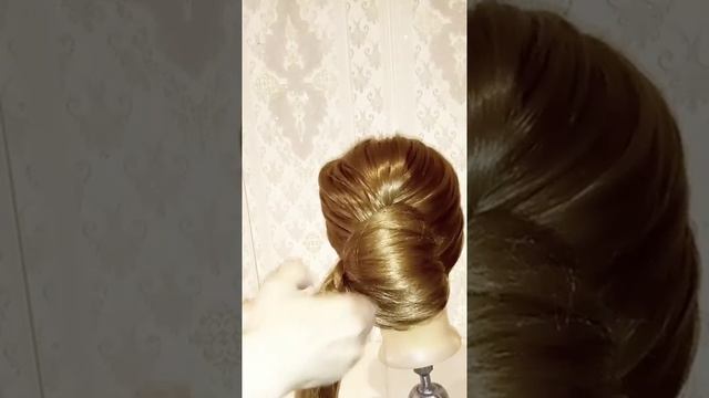 ??ЛЕГКИЙ ПУЧОК С КОСАМИ за МИНУТУ? НОВЫЙ СПОСОБ?Прическа на свадьбу? Прическа на выпускной, в школу смотреть онлайн