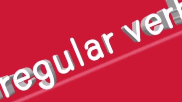 Regular And irregular verb смотреть онлайн