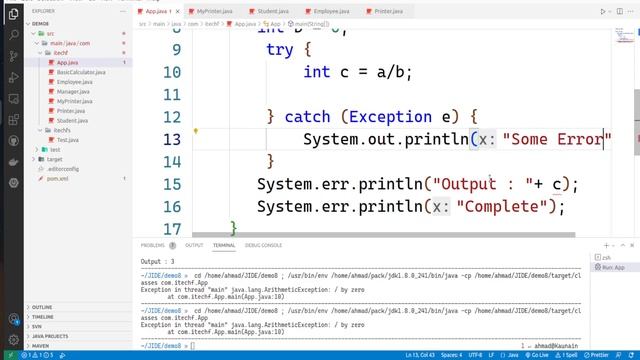 Exception Handling in Java | Exception Handling Java Programming | What is exception handling | 28 смотреть онлайн