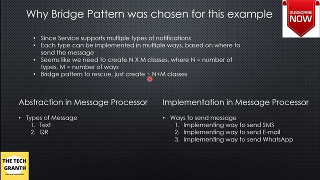 Bridge Design Pattern | System Design Notification Service | Object Oriented Design Patterns смотреть онлайн