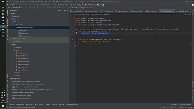 TabLayout with ViewPager2 in Kotlin Language - 2022 смотреть онлайн