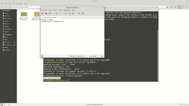 Configure Spark to use ipython 3- Configurer PySpark pour utiliser python 3 et ipython 3 sous linux смотреть онлайн