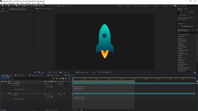 AE Используйте Wiggle на полную