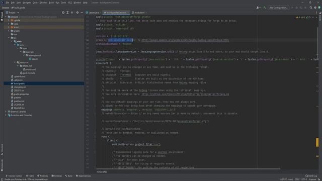 Урок 2 Minecraft Forge 1.16.5 Подготовка проекта смотреть онлайн