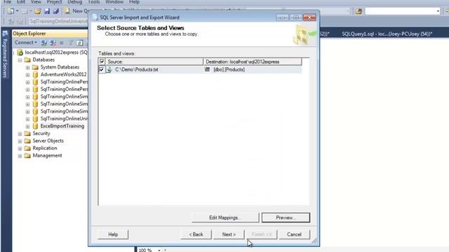 Import Export Wizard - Excel to SQL Server - Part #2 смотреть онлайн