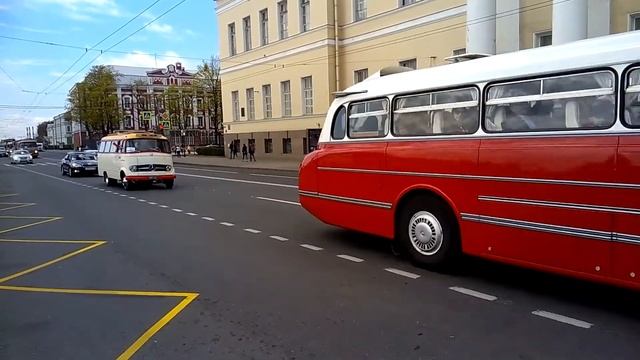 Парад ретро транспорта автобусы Санкт-Петербург 21 мая 2017 смотреть онлайн