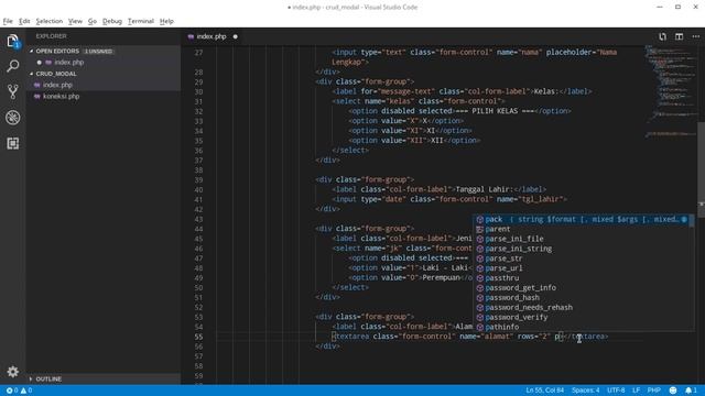 CRUD Full Modal Tanpa Ajax + Bootstrap 4 - PHP Native | Part 1 ? смотреть онлайн