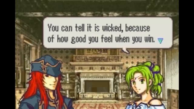 Fire Emblem: The Sacred Stones - L'Arachel & Joshua Support смотреть онлайн