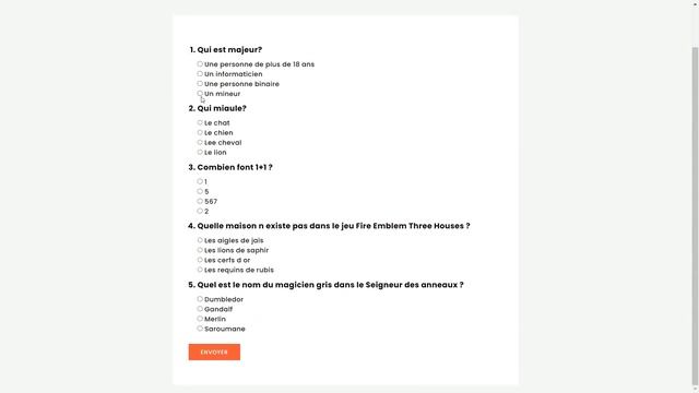 Démo : Créer un QCM en PHP SQL смотреть онлайн
