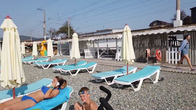 Russia Sochi Black Sea Beach walking October 2020 смотреть онлайн