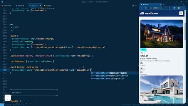 Create an Impressive Real Estate Website with HTML, CSS, and JavaScript смотреть онлайн