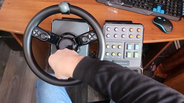 Руль Logitech g heavy equipment bundle farm controller обзор смотреть онлайн