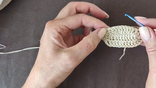 Экологическая мочалка для тела из экологической льняной пряжи, крючком. смотреть онлайн