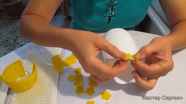 Ваза из пластиковой бутылки. Ваза из бросового материала смотреть онлайн